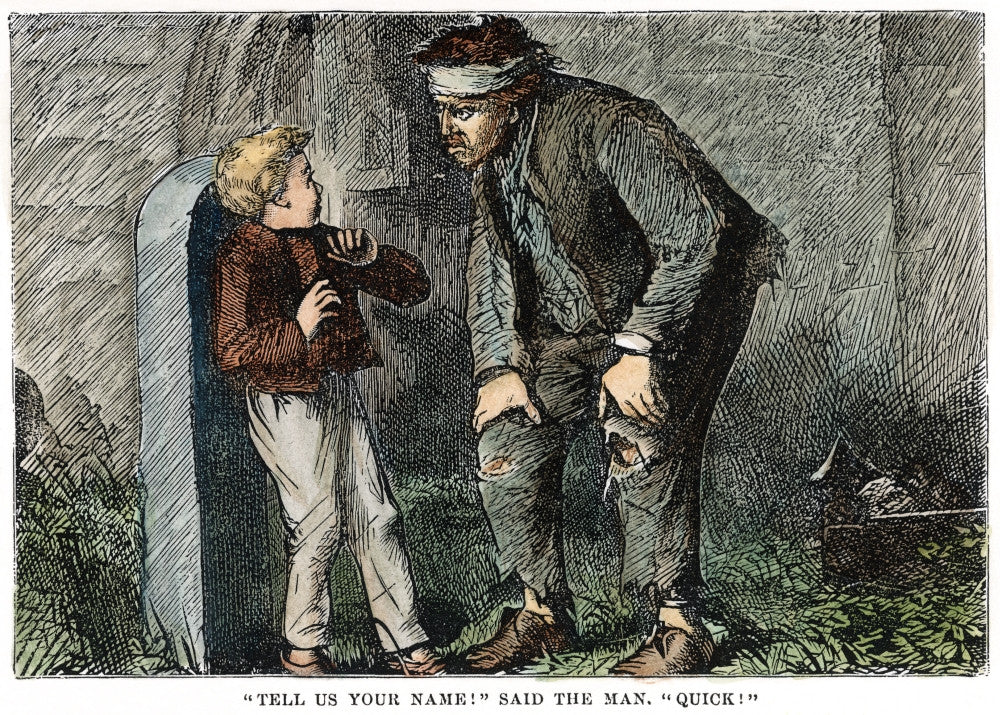 Great Expectations Engraving - Pip Meets Abel Magwitch | Posterazzi