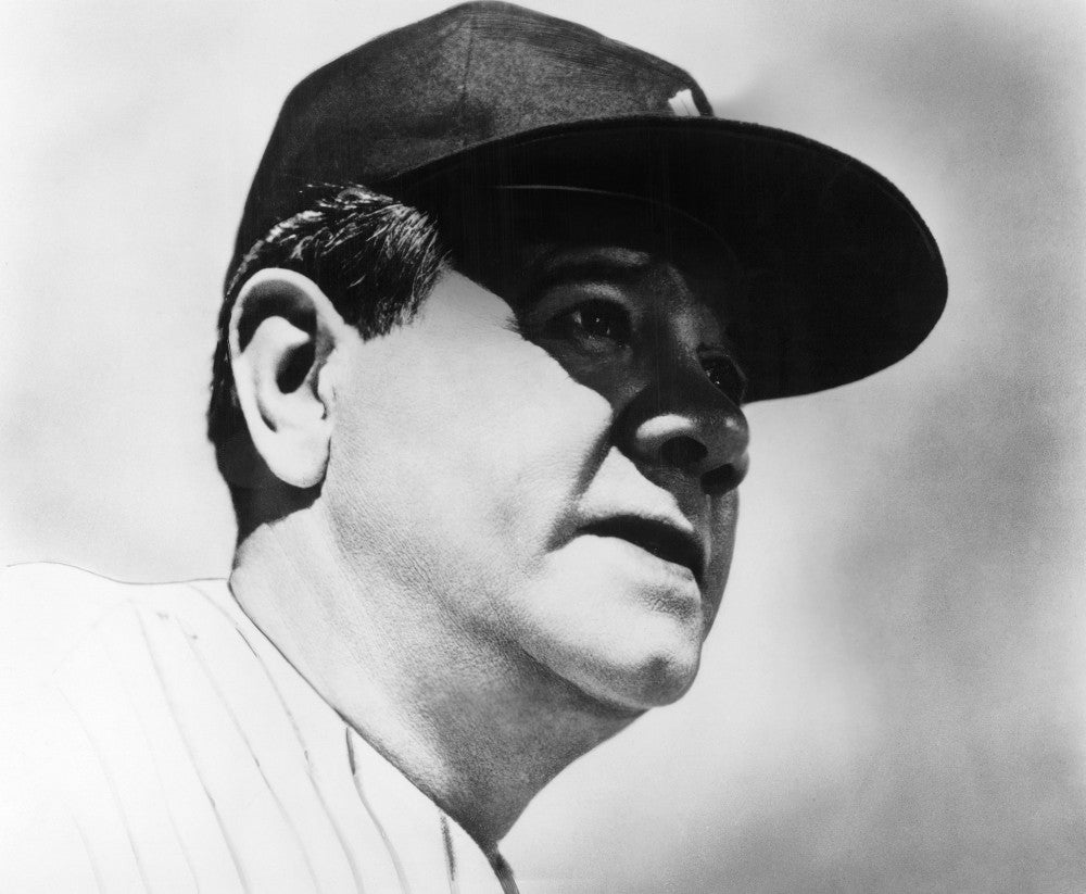 Babe Ruth Poster Print - American Baseball Legend | Posterazzi