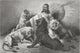 Tewodros II Holding Audience Surrounded by Lions Fine Art Print