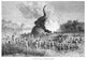 Mammoth Hunt Prehistoric Wood Engraving Poster Print by Granger Collection