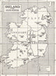 Historical Map of Ireland - 6th Century Fine Art Print