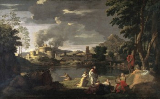 Orpheus & Eurydice Fine Art Print by Nicolas Poussin