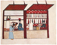 Ottoman Bazaar 17th Century Turkish Miniature Poster Print by Granger Collection