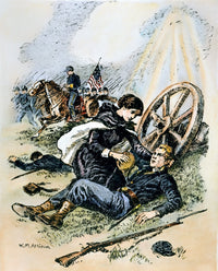 Clara Barton Battlefield Nursing Civil War Fine Art Print