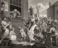 The Enraged Musician Fine Art Print by Hogarth - 1833
