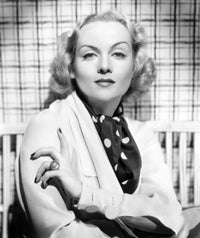 Carole Lombard Portrait Fine Art Print - Vintage 1930s Photo