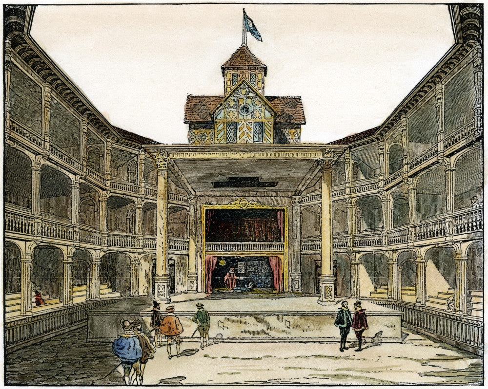 Reconstruction of the Second Globe Theatre Fine Art Print