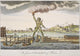 Colossus of Rhodes Fine Art Print - 18th Century Copper Engraving by Granger