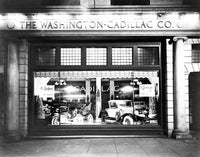 Cadillac Storefront Fine Art Print - 1927 Washington D.C. Scene