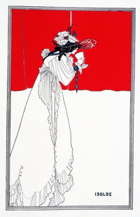 Isolde Lithograph Fine Art Print by Aubrey Vincent Beardsley, 1899