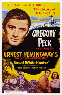 The Macomber Affair Movie Poster Art Print featuring Gregory Peck and Joan Bennett