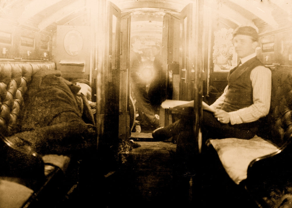 Men Inside Submarine Fine Art Print - Multiple Sizes Available