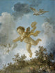 Love Reaching for a Dove Fine Art Print by Jean Honor Fragonard