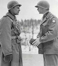 Major General Matthew Ridgway and James Gavin Battle of the Bulge Poster Print by John Parrot