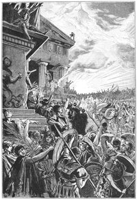 Lycurgus: Spartan Lawmaker 19th Century Line Engraving Poster Print