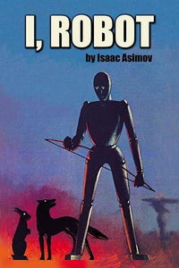 Famous Robot Tales Book Cover Fine Art Print by Isaac Asimov