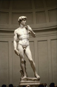 David Marble Sculpture Fine Art Print by Michelangelo | Posterazzi