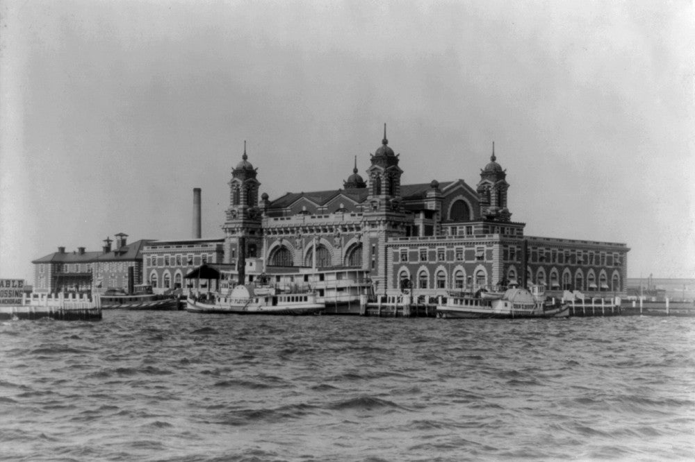 Ellis Island 1905 Fine Art Print by Science Source