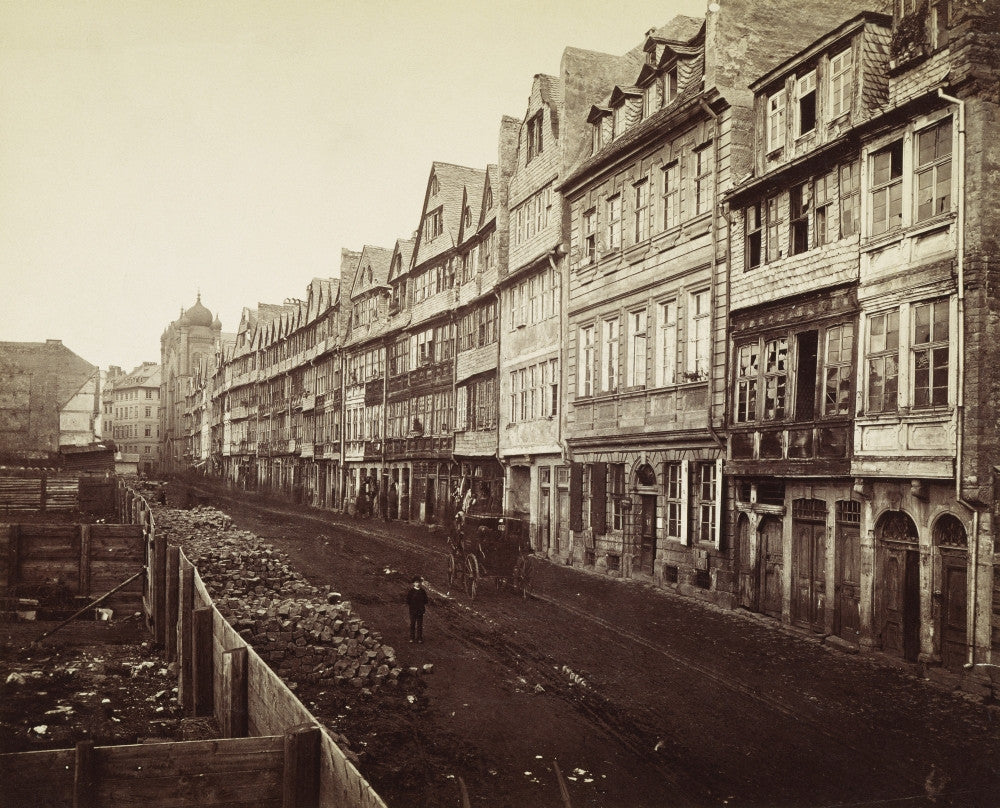 Rothschild House in the Jewish Ghetto of Frankfurt Fine Art Print - Granger Collection