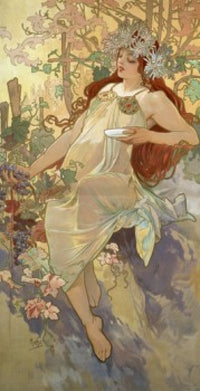 Four Seasons - Autumn Fine Art Print by Alphonse Mucha