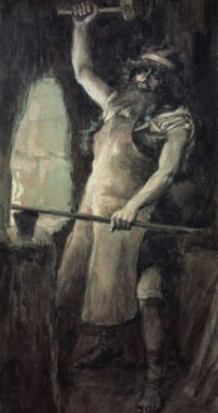 Tubal-Cain Fine Art Print by James Tissot - Jewish Museum NYC