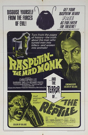 Rasputin - The Mad Monk Movie Poster (11x17) | Posterazzi