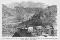 Sherman Capture of Buzzard's Roost at Hovey Gap, Georgia Fine Art Print by Frank Leslie