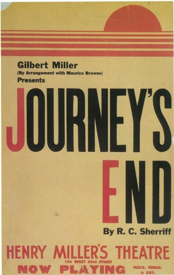 Journey's End Broadway Movie Poster - 11 x 17 Print