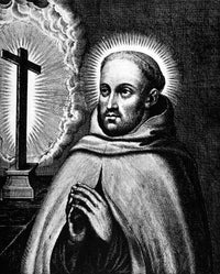 St. John of the Cross Fine Art Print - 17th Century Line Engraving by Granger Collection