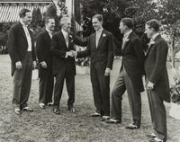 Harvey Firestone Celebrating His Son Roger's Wedding Poster Print