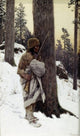 Indian Brave on the Lookout Fine Art Print by Henry Farny