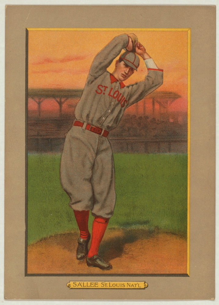 Slim Sallee St. Louis Cardinals Fine Art Print