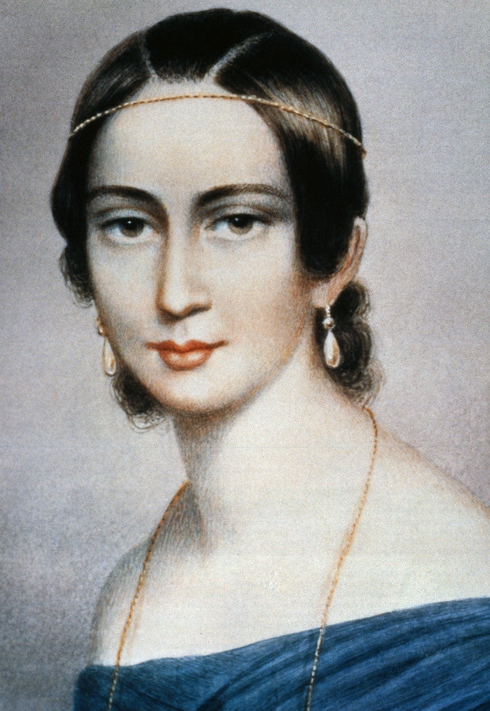 Clara Schumann Lithograph Fine Art Print by Andreas Staub
