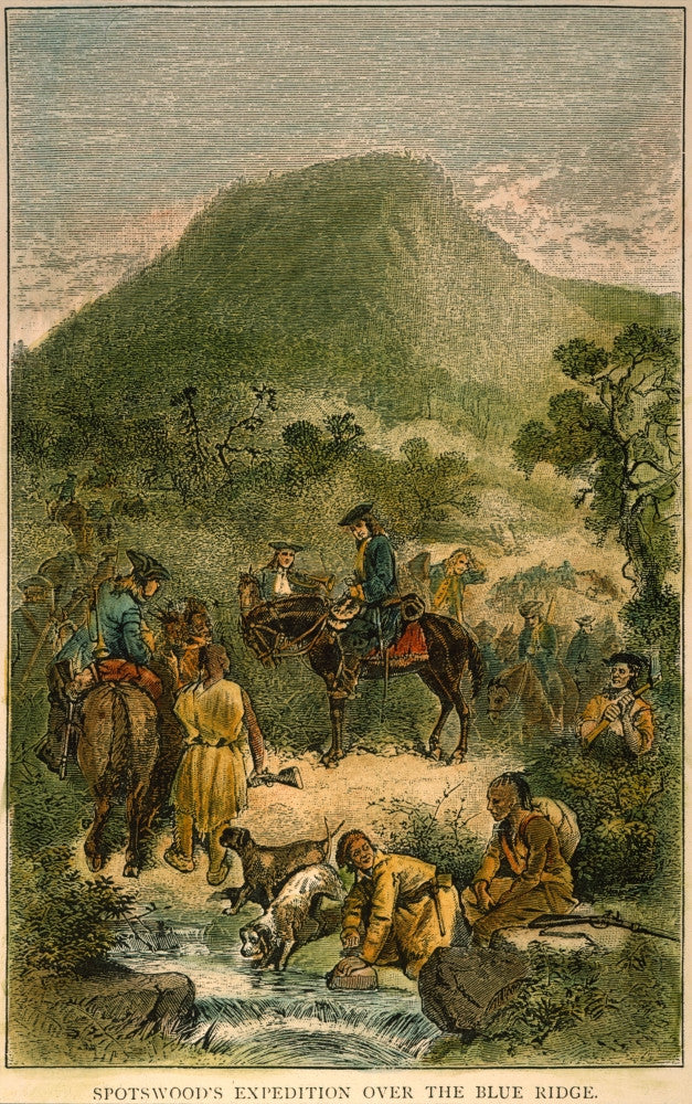 Spotswood's Expedition Fine Art Print - 19th Century Engraving