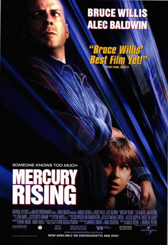 Mercury Rising Movie Poster Print - 27x40 | Posterazzi