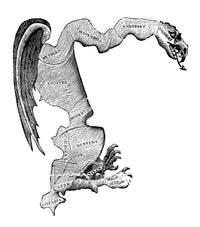 Gerrymander Cartoon Print by Elkanah Tisdale, 1812