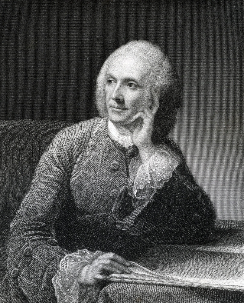 William Hunter Engraving - Scottish Anatomist & Physician Print