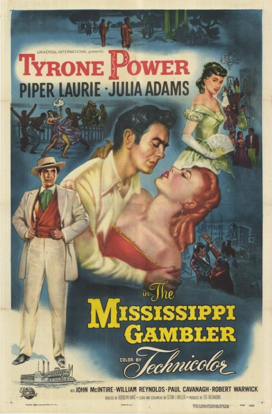 The Mississippi Gambler Movie Poster (11x17) - Pop Culture Graphics