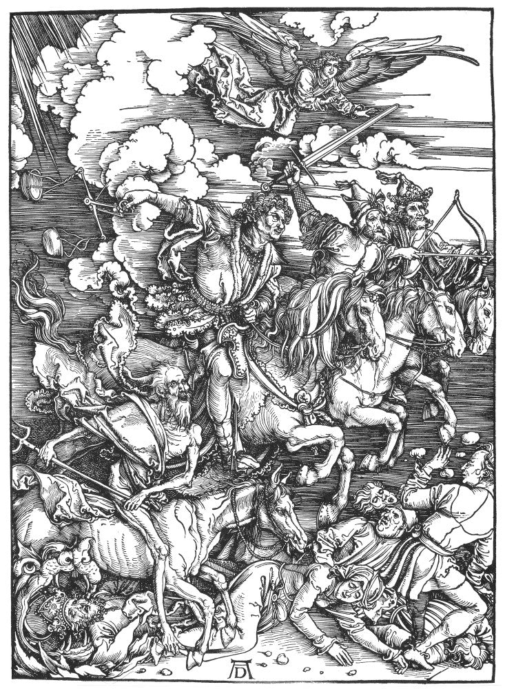 Apocalypse: The Four Horsemen Fine Art Print by Albrecht Dürer