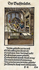 Printing Office Woodcut Print by Jost Amman (1568) | Granger Collection