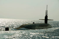 USS Maryland Ballistic Missile Submarine Fine Art Print by Stocktrek Images
