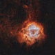 The Rosette Nebula with Open Cluster NGC 2244 Fine Art Print by Rolf Geissinger