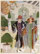 Two Elegant Ladies in the Winter Garden of the Ritz Paris Fine Art Print