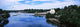 Boat House Row and Fairmount Water Works Fine Art Print by Panoramic Images