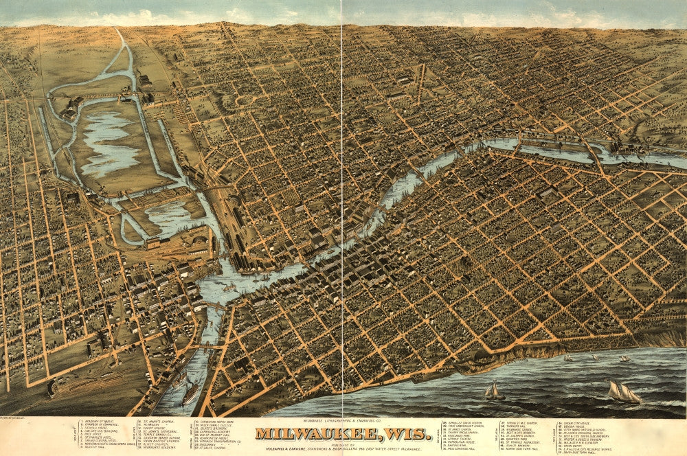 Milwaukee, Wisconsin Fine Art Print - Available in Multiple Sizes