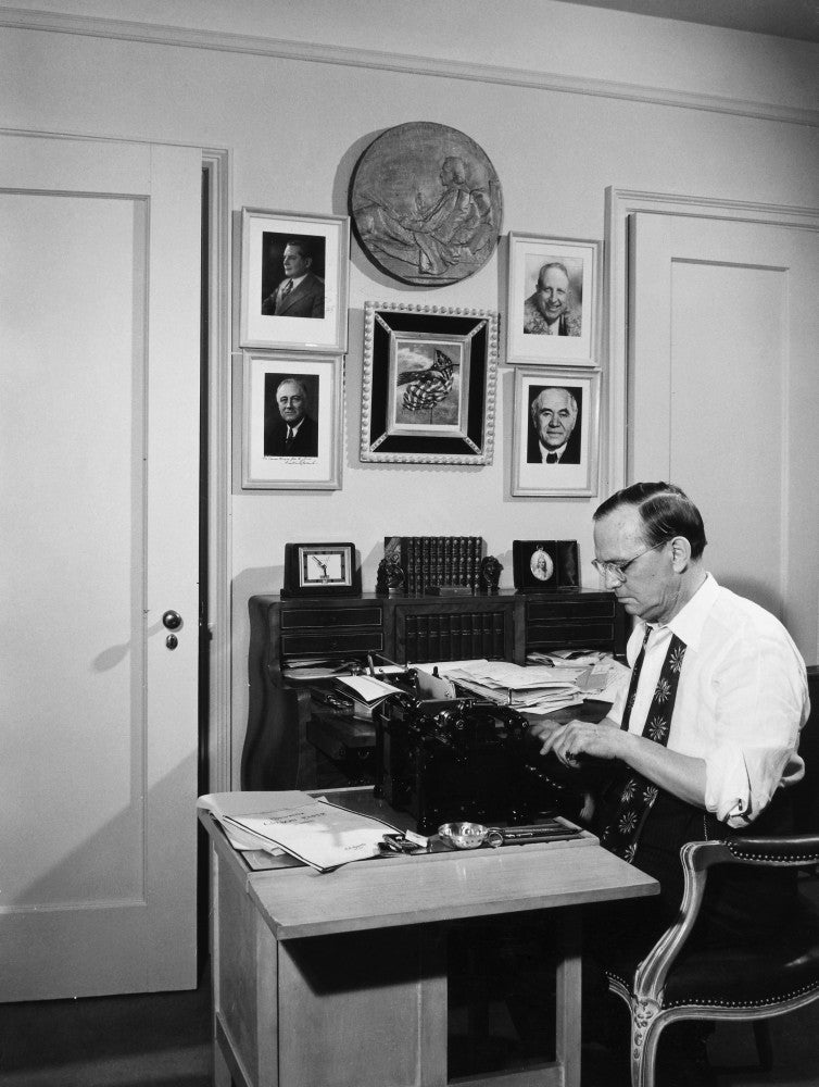 Damon Runyon American Writer Fine Art Print by Granger Collection