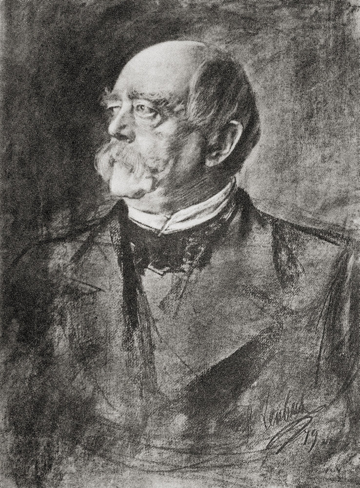 Otto Eduard Leopold, Prince of Bismarck Fine Art Print - 1815