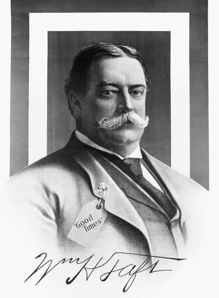 1908 Taft Campaign Lithograph Poster Print by Granger Collection