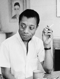 James Baldwin American Writer Fine Art Print - C1955 Photo