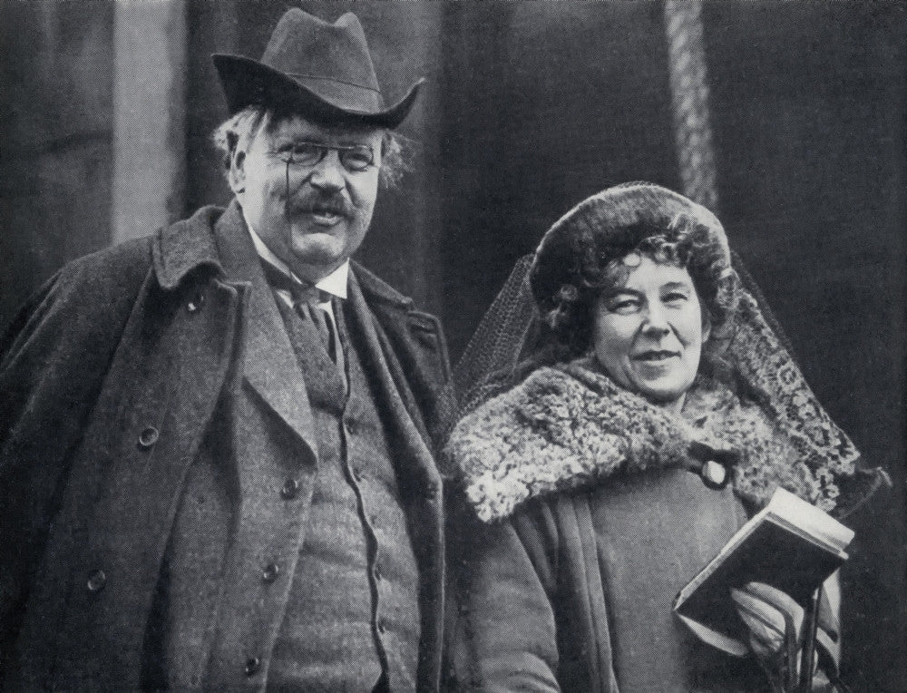 G. K. Chesterton and Frances Blogg Fine Art Print | Posterazzi